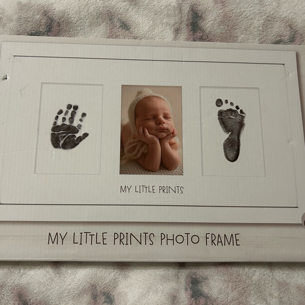 My Little Prints Baby Hand and Footprint Kit, Newborn Keepsake Frame. BRAND NEW